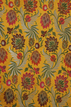 Yellow Banarasi Kimkhwab Silk Meenakari Suit With Banarasi Pure Katan Silk Kadwa Dupatta - Luxurion World