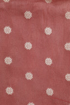 Maroon Banarasi Tissue Silk with Zari Booti Suit With Banarasi Plain Tissue Dupatta - Luxurion World