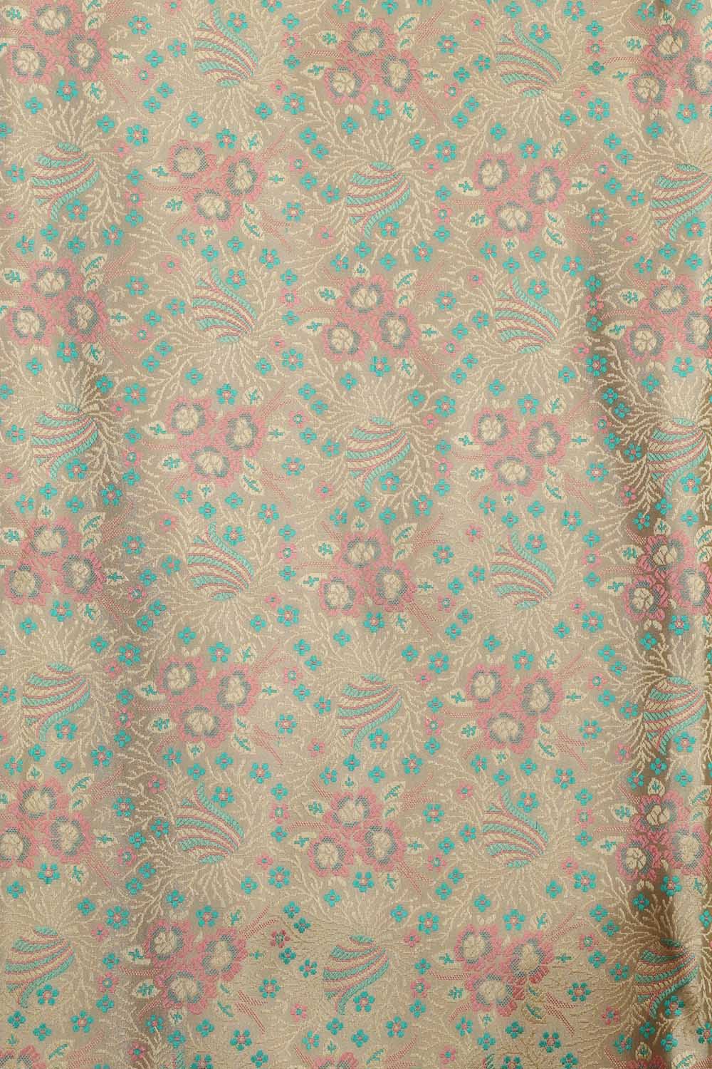 Exquisite Pastel Banarasi Tanchui Silk Suit With Banarasi Pure Katan Silk Dupatta - Luxurion World