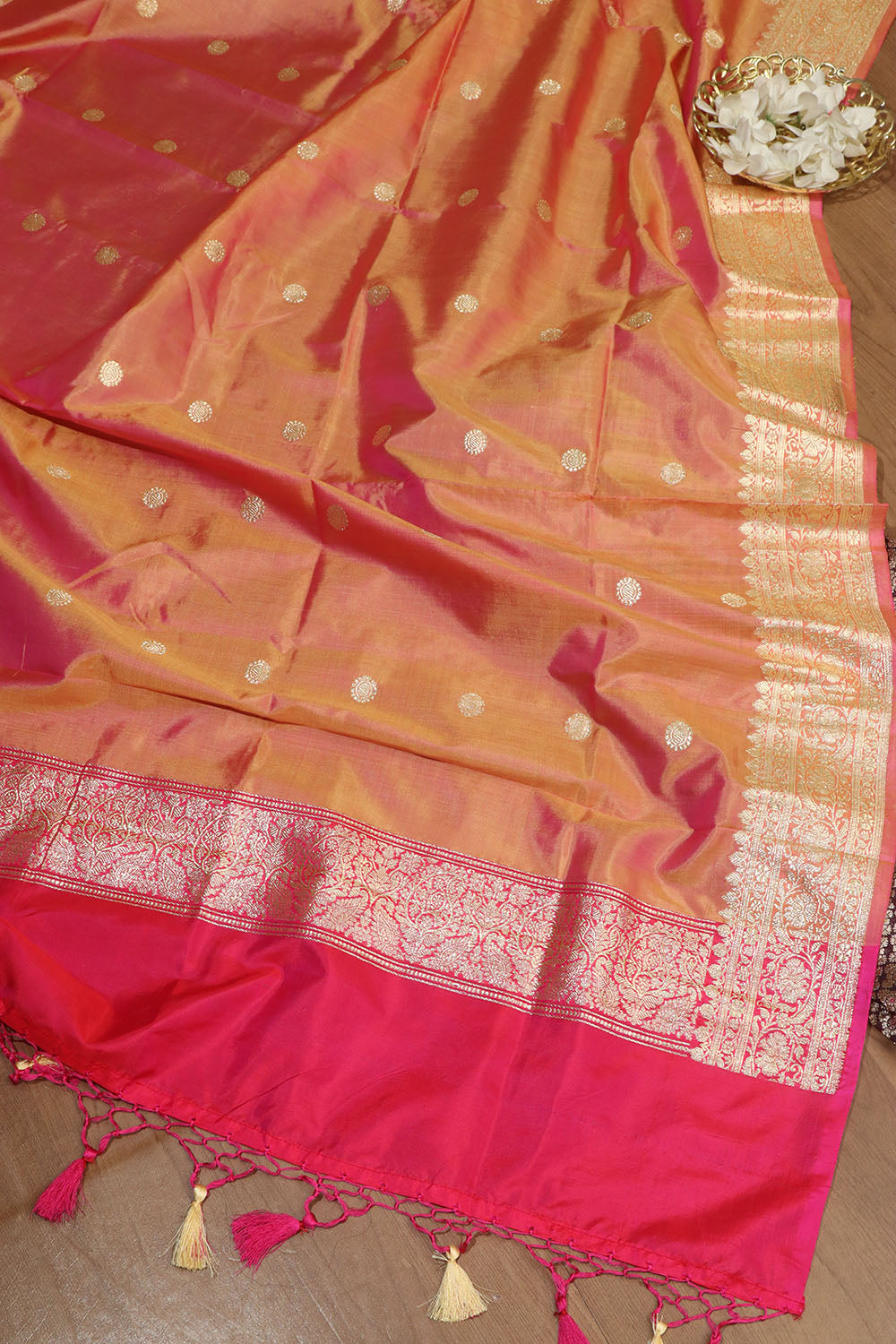 Elegant Maroon Banarasi Handloom Pure Katan Silk Suit With Banarasi Handloom Pure Katan Silk Dupatta - Luxurion World