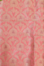 Beautiful Pink Banarasi Handloom Pure Katan Silk Suit With Banarasi Handloom Pure Katan Silk Dupatta - Luxurion World