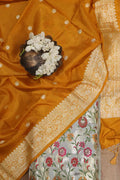 Elegant Grey Banarasi KimKhwab Silk Meenakari Suit With Banarasi Pure Katan Silk Dupatta - Luxurion World