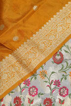 Elegant Grey Banarasi KimKhwab Silk Meenakari Suit With Banarasi Pure Katan Silk Dupatta - Luxurion World