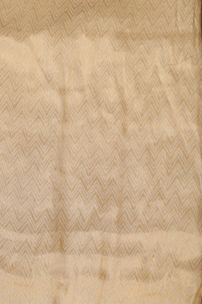 Dyeable Banarasi Georgette Suit With Purple Banarasi Silk Shikargah Dupatta - Luxurion World