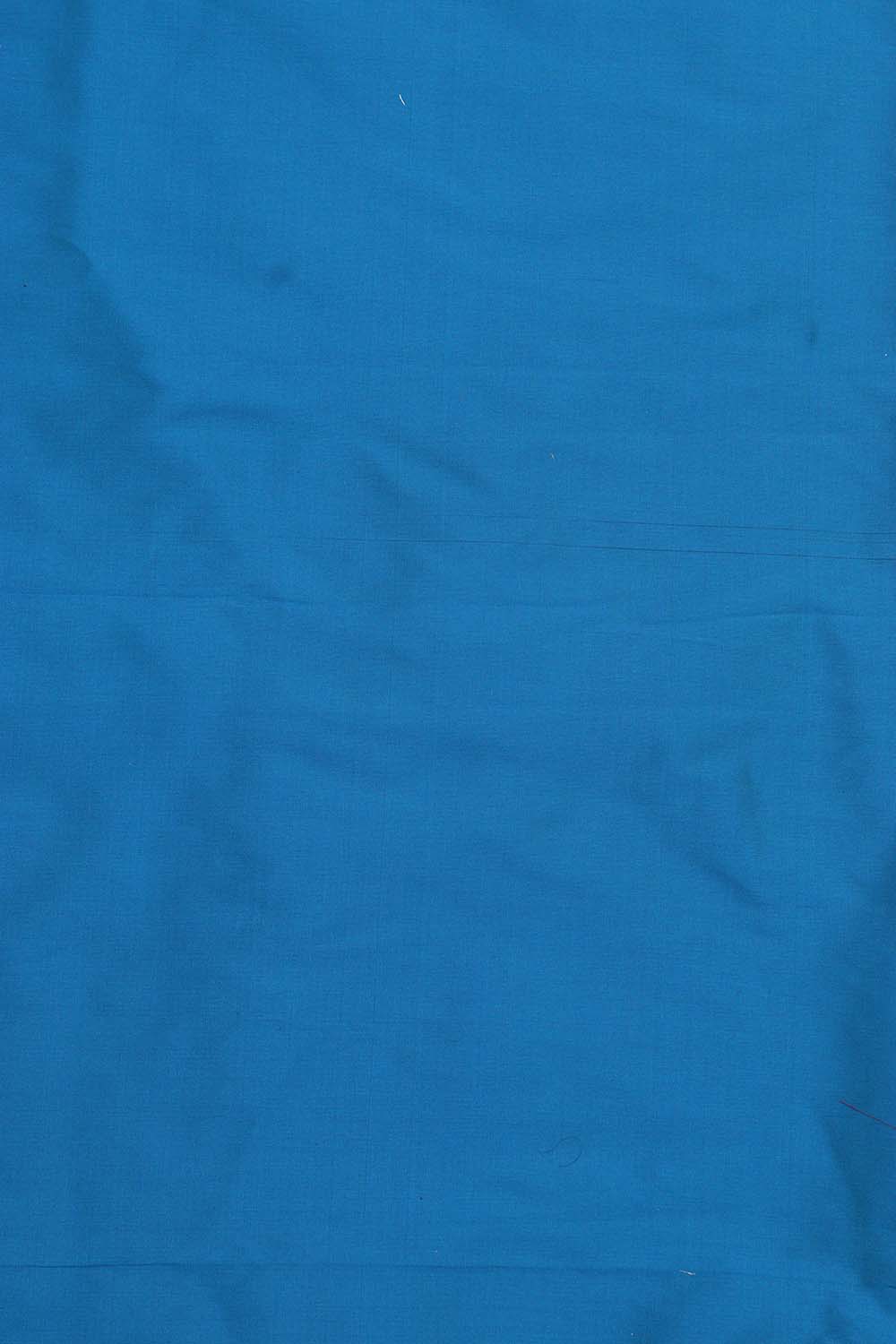 Blue Plain Silk Suit With Pink Banarasi Silk Dupatta - Luxurion World