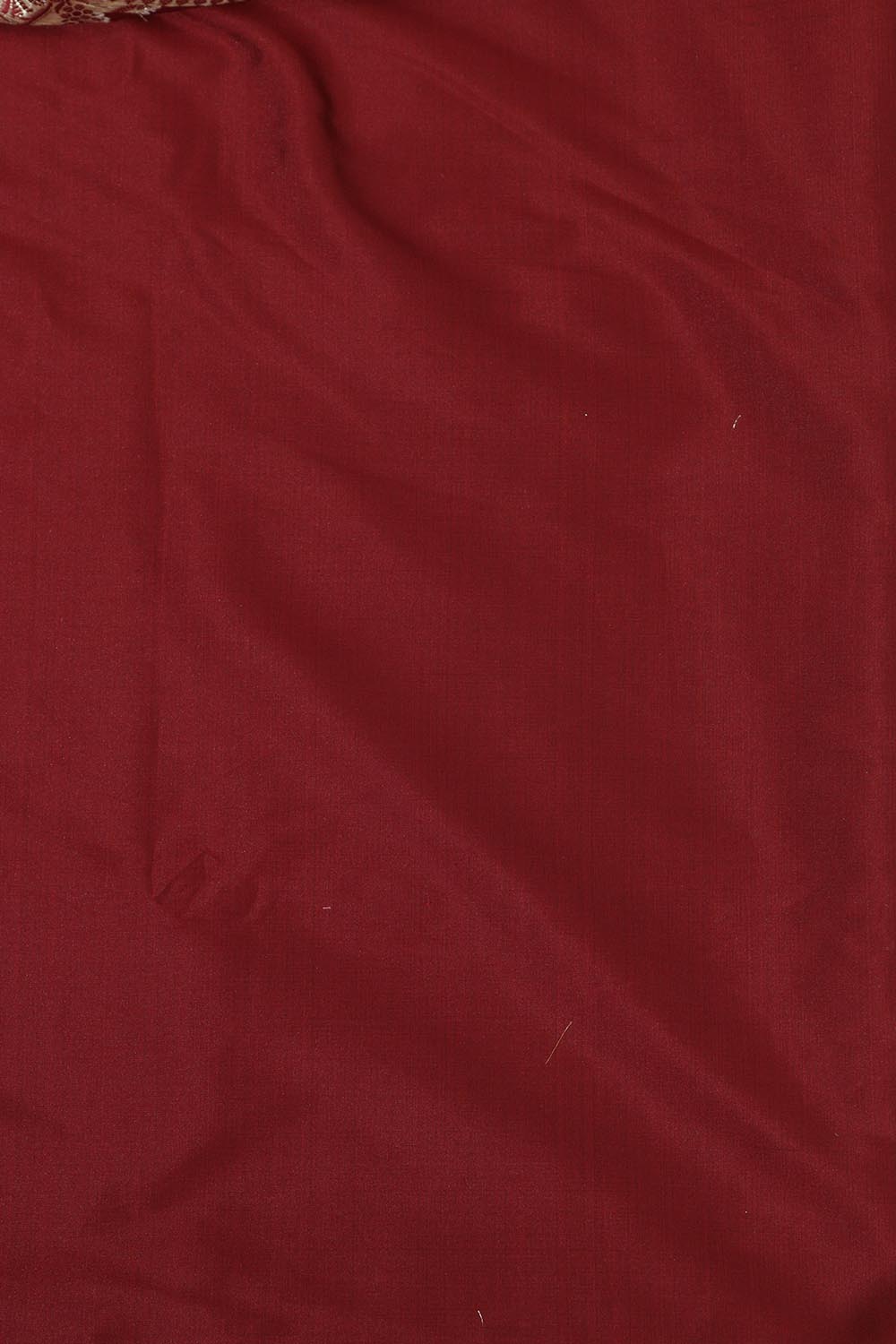 Maroon Plain Silk Suit With Red Banarasi Silk Dupatta - Luxurion World