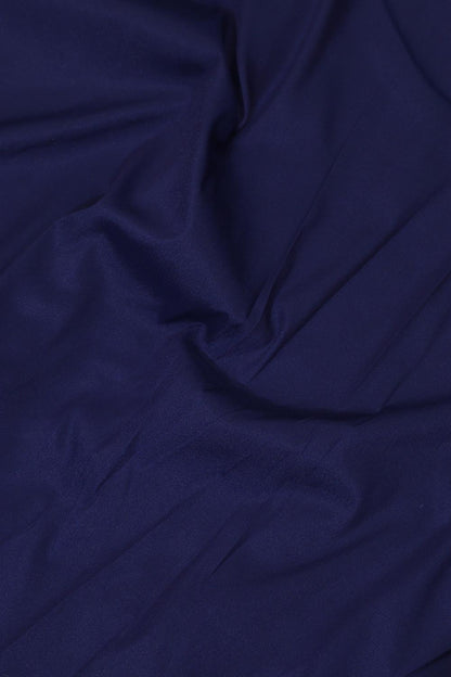 Elegant and Stylish Blue Plain Silk Suit With Blue Banarasi Silk Dupatta - Luxurion World