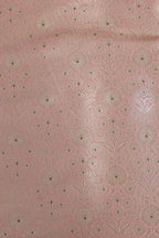 Elegant Pink Banarasi Brocade Silk Suit With Pink Banarasi Organza Silk Dupatta - Luxurion World