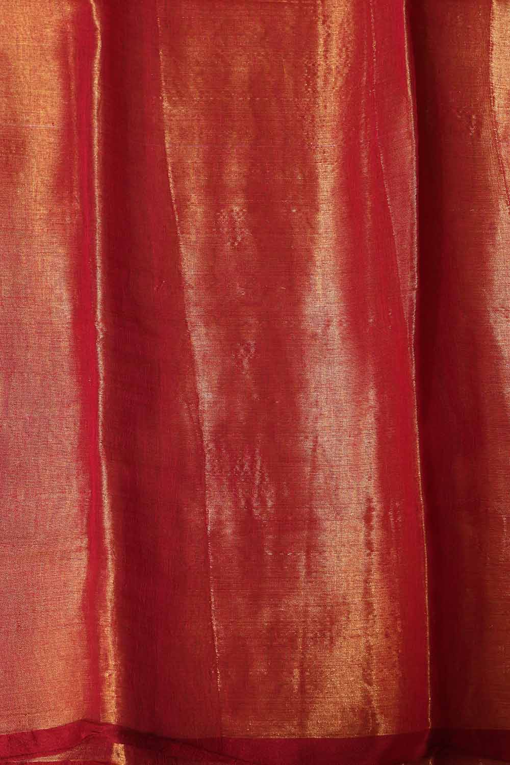 Stunning Pink Plain Tissue Cotton Suit With Banarasi Kimkhwab Design Silk Dupatta - Luxurion World