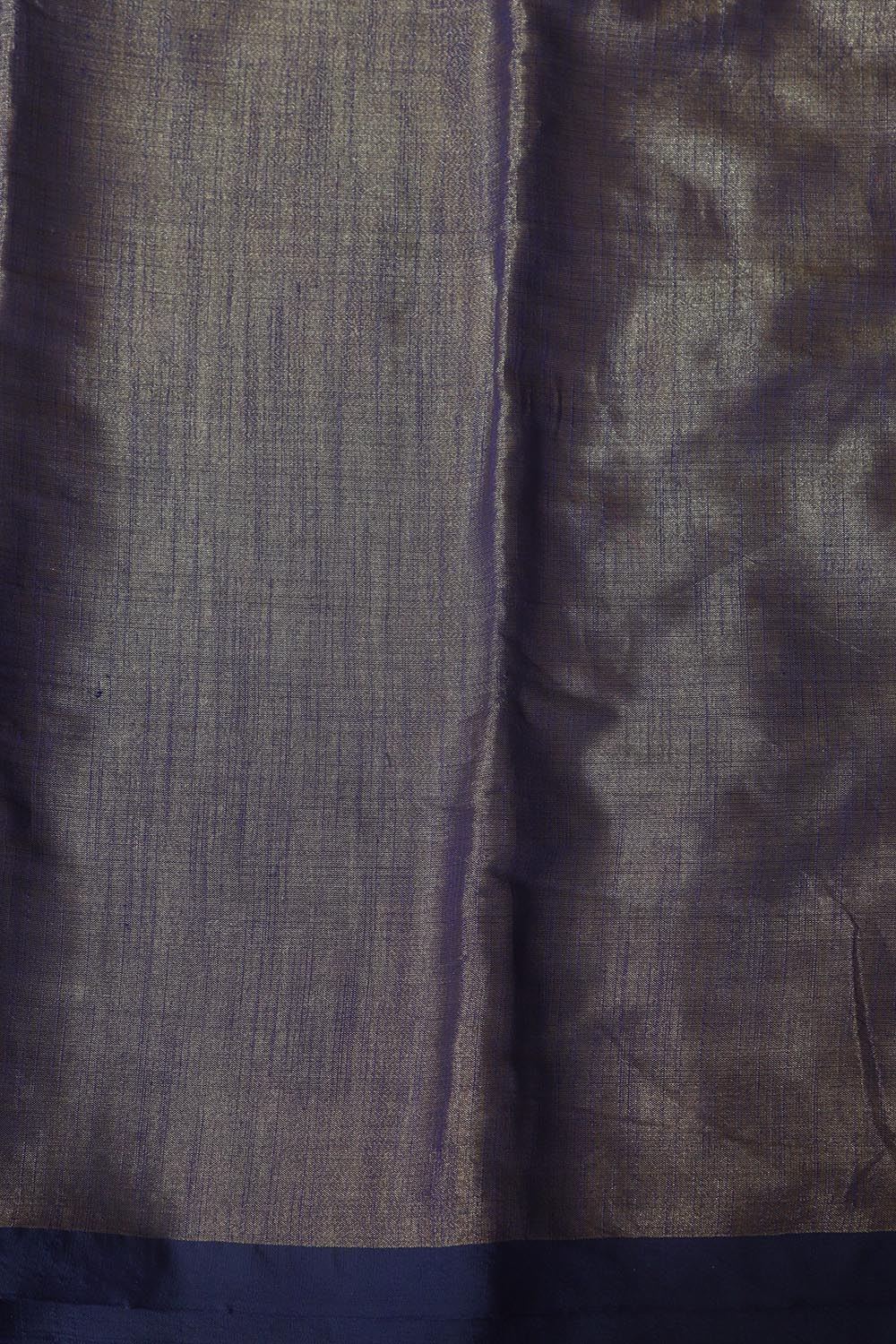 Elegant Blue Plain Tissue Cotton Suit With Banarasi Kimkhwab Design Silk Dupatta - Luxurion World