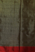 Stunning Green Plain Tissue Cotton Suit With Banarasi Kimkhwab Design Silk Dupatta - Luxurion World
