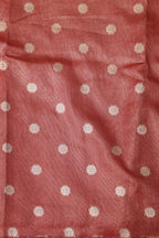 Elegant Maroon Banarasi Tissue Silk Zari Booti Suit With Pastel Banarasi Silk Shikargah Dupatta - Luxurion World