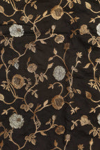 Elegant Black Banarasi Silk Sona Roopa Suit With Pastel Banarasi Silk Dupatta - Luxurion World