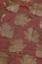 Elegant Onion Pink Banarasi Silk Suit With Pastel Banarasi Silk Dupatta - Luxurion World