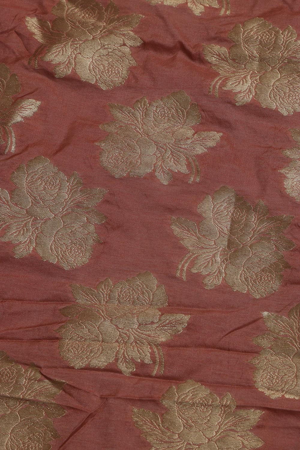 Elegant Onion Pink Banarasi Silk Suit With Pastel Banarasi Silk Dupatta - Luxurion World