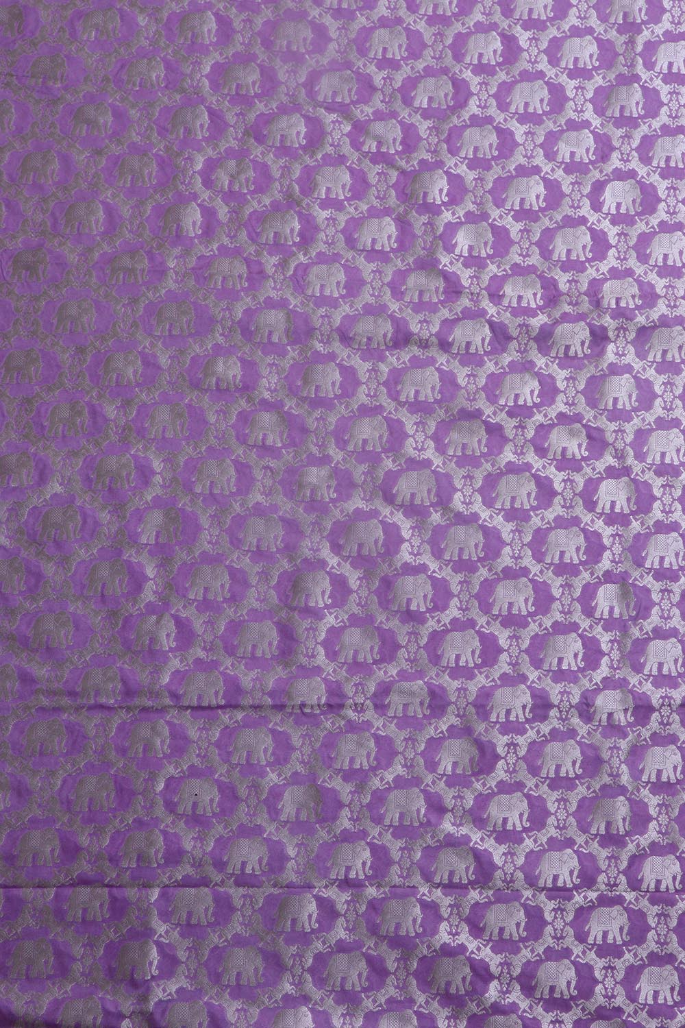 Elegant Purple Banarasi Silk Suit With Purple Banarasi Silk Shikargah Design Dupatta - Luxurion World