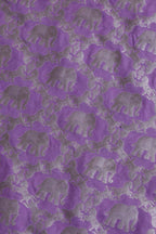 Elegant Purple Banarasi Silk Suit With Purple Banarasi Silk Dupatta - Luxurion World