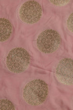 Pink Banarasi Silk Suit With Pink Banarasi Organza Dupatta - Luxurion World