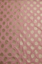 Stunning Pink Banarasi Silk Suit With Blue Banarasi Silk Dupatta - Luxurion World