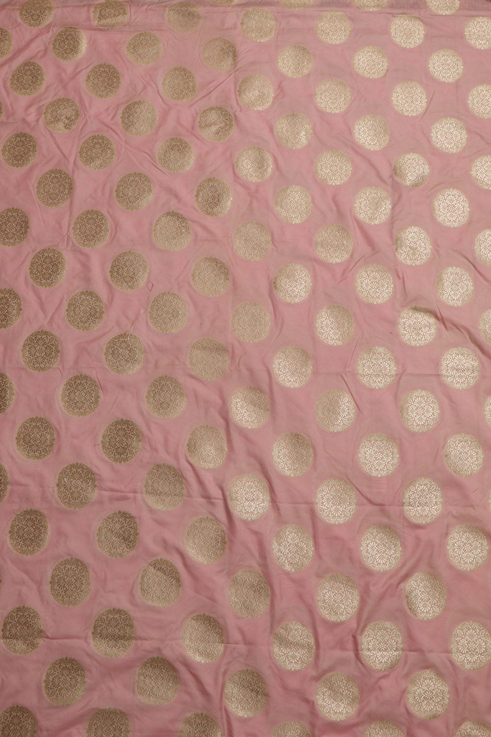 Stunning Pink Banarasi Silk Suit With Blue Banarasi Silk Dupatta - Luxurion World