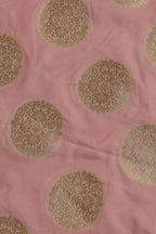 Stunning Pink Banarasi Silk Suit With Blue Banarasi Silk Dupatta - Luxurion World