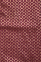 Purple Banarasi Silk Suit With Purple Digital Printed Crushed Tissue Floral Design Dupatta - Luxurion World