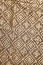 Elegant Browinsh Grey Banarasi Silk Suit With Banarasi Tissue Dupatta - Luxurion World