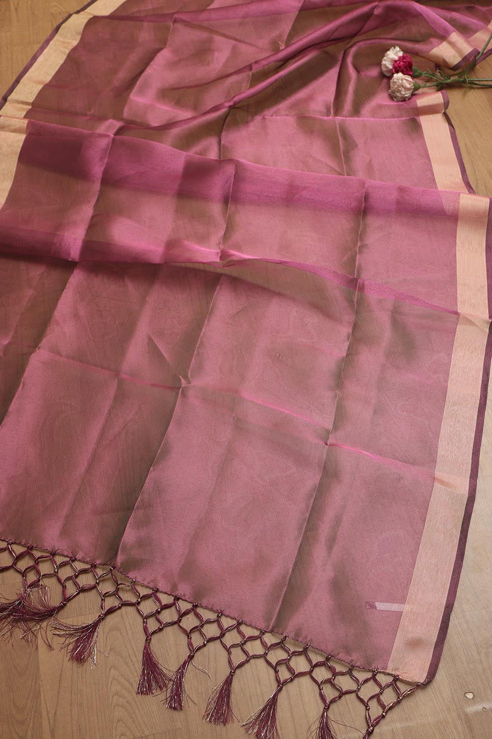 Elegant Green Banarasi Chanderi Silk Suit With Banarasi Tissue Dupatta - Luxurion World