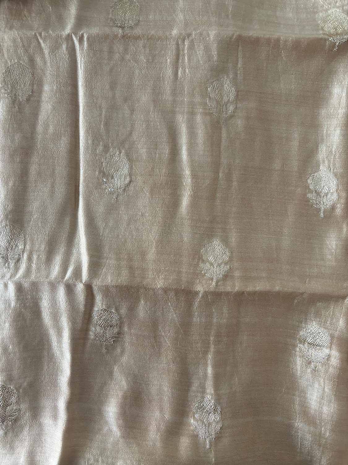 Elegant Pastel Banarasi Handloom Chiniya Silk Suit With Maroon Banarasi Bandhani Pure Georgette Dupatta - Luxurion World