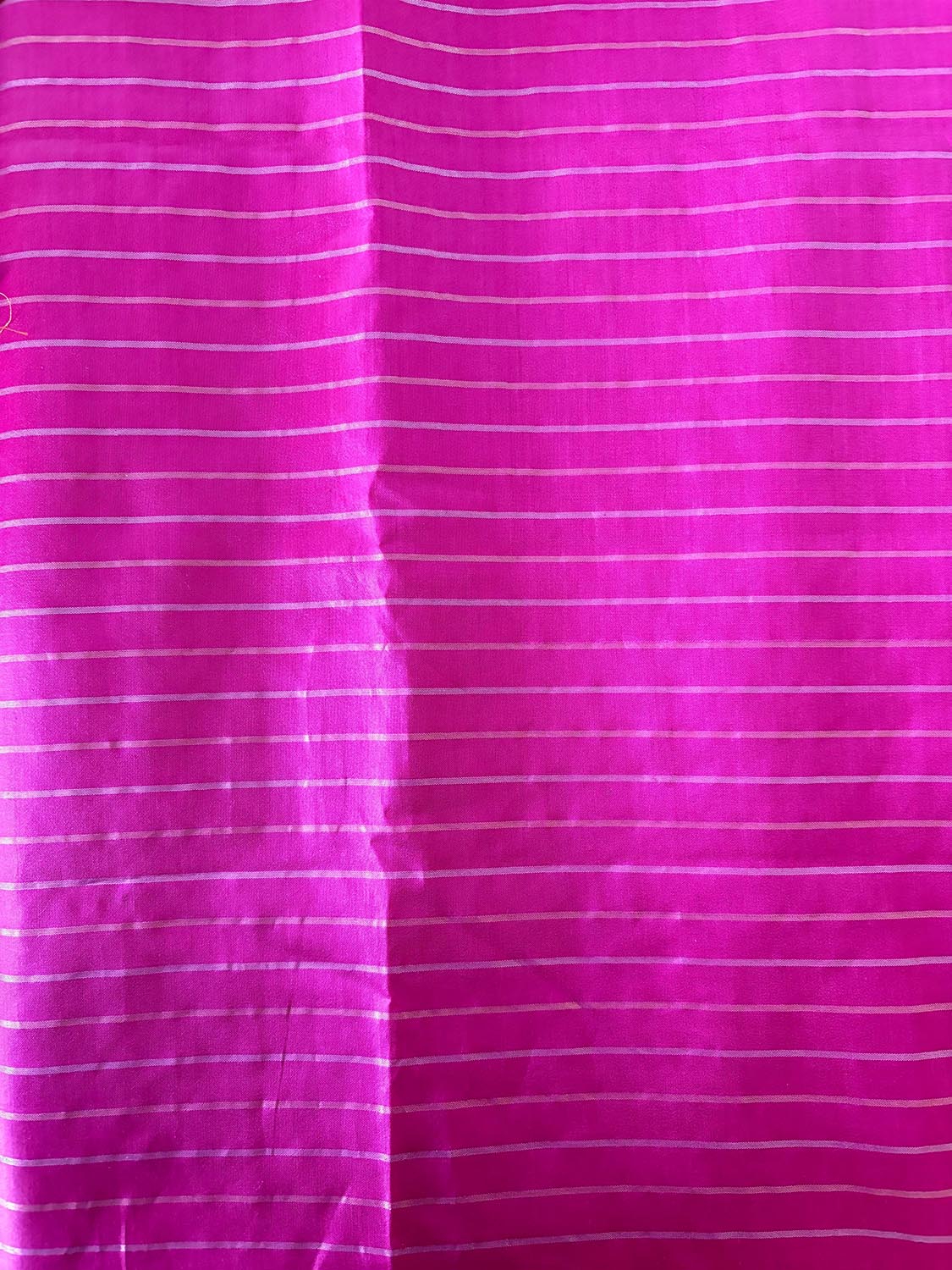 Pink Banarasi Handloom Chiniya Silk Stripes Design Suit With Yellow Handloom Banarasi Pure Katan Silk Dupatta - Luxurion World