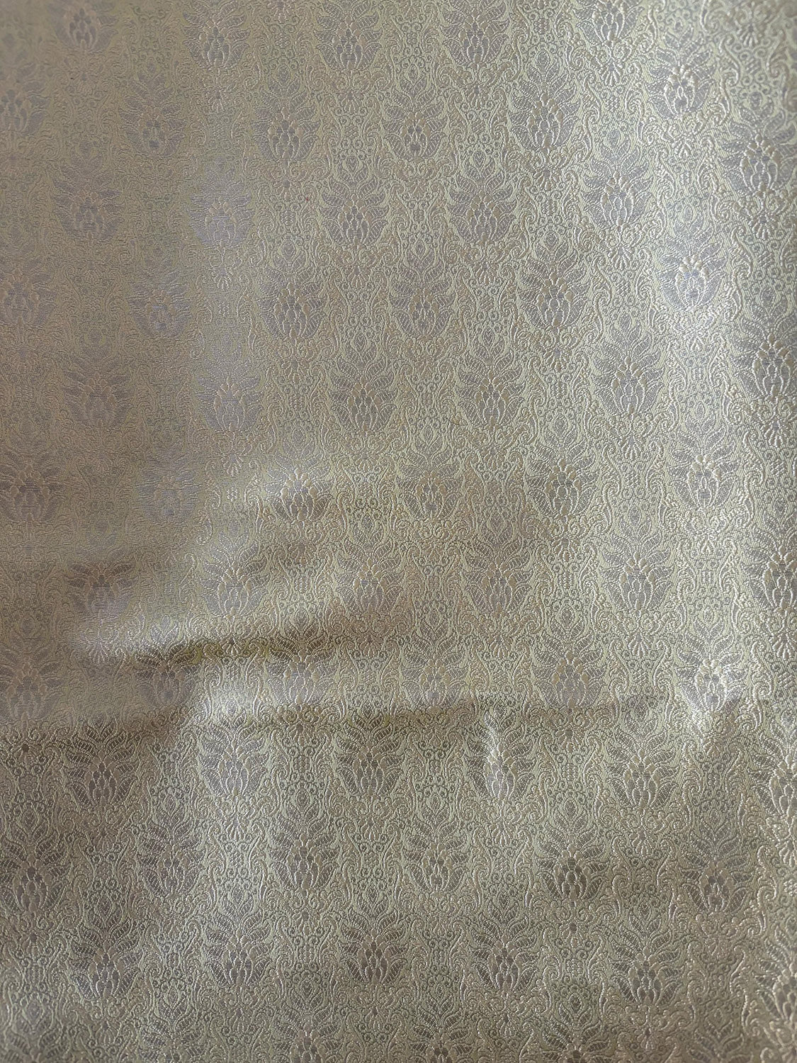 Green Banarasi Brocade Silk Suit With Yellow Banarasi Organza Dupatta - Luxurion World