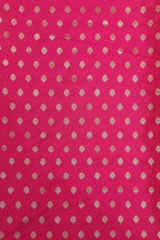 Pink Banarasi Silk Small Booti Design Suit With Yellow Digital Printed Floral And Pichwai Design Modal Silk Dupatta - Luxurion World