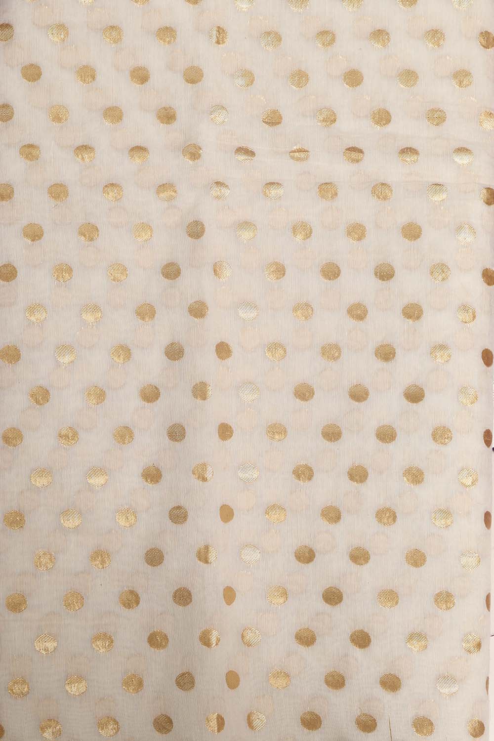 Dyeable Banarasi Chanderi Silk Polka Dots Suit With Purple Digital Printed Patola Design Modal Silk Dupatta - Luxurion World