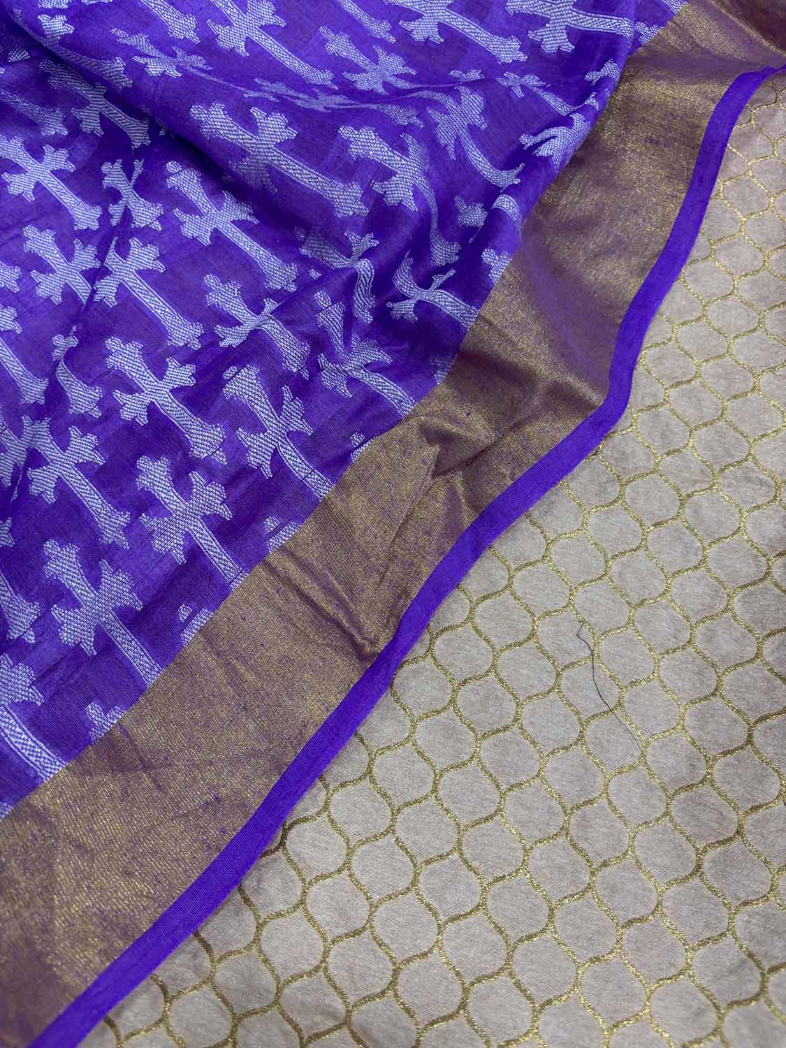 Pastel Pink Banarasi Silk Suit With Banarasi Handloom Pure Moonga Silk Dupatta - Luxurion World