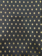 Black Banarasi Silk Small Booti Design Suit With Pastel Banarasi Silk Dupatta - Luxurion World