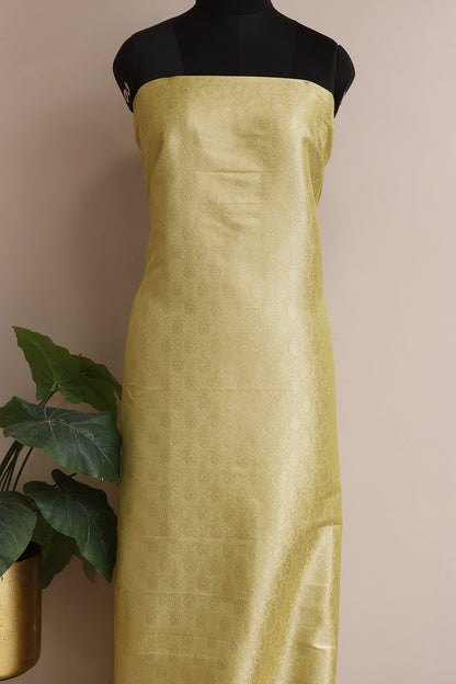 Elegant Green Banarasi Brocade Silk Suit With Banarasi Bandhani Weaved Georgette Dupatta - Luxurion World