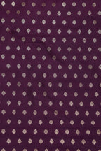 Elegant Purple Banarasi Silk Small Booti Design Suit With Purple Banarasi Silk Dupatta - Luxurion World