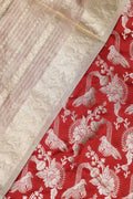Pastel Banarasi Weaved Silk Suit Set - Luxurion World
