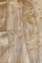 Banarasi Dyeable Tissue Katan Silk Suit With Tissue Dupatta - Luxurion World- Crafted Heirlooms