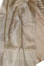 Banarasi Dyeable Tissue Katan Silk Suit With Tissue Dupatta - Luxurion World- Crafted Heirlooms