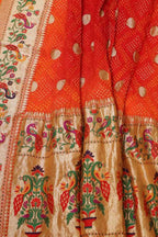 Yellow Banarasi Bandhani Chiniya Silk Suit with Pure Georgette Banarasi Bandhani Dupatta Set 3 Piece - Luxurion World
