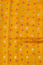 Yellow Banarasi Bandhani Chiniya Silk Suit with Pure Georgette Banarasi Bandhani Dupatta Set 3 Piece - Luxurion World
