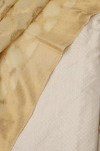 Dyeable Pure Cotton Handloom Banarasi Small Booti Design Suit With Pastel Banarasi Cotton Dupatta - Luxurion World
