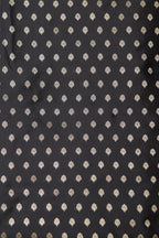Black Banarasi Silk Small Booti Design With Banarasi Silk Dupatta - Luxurion World