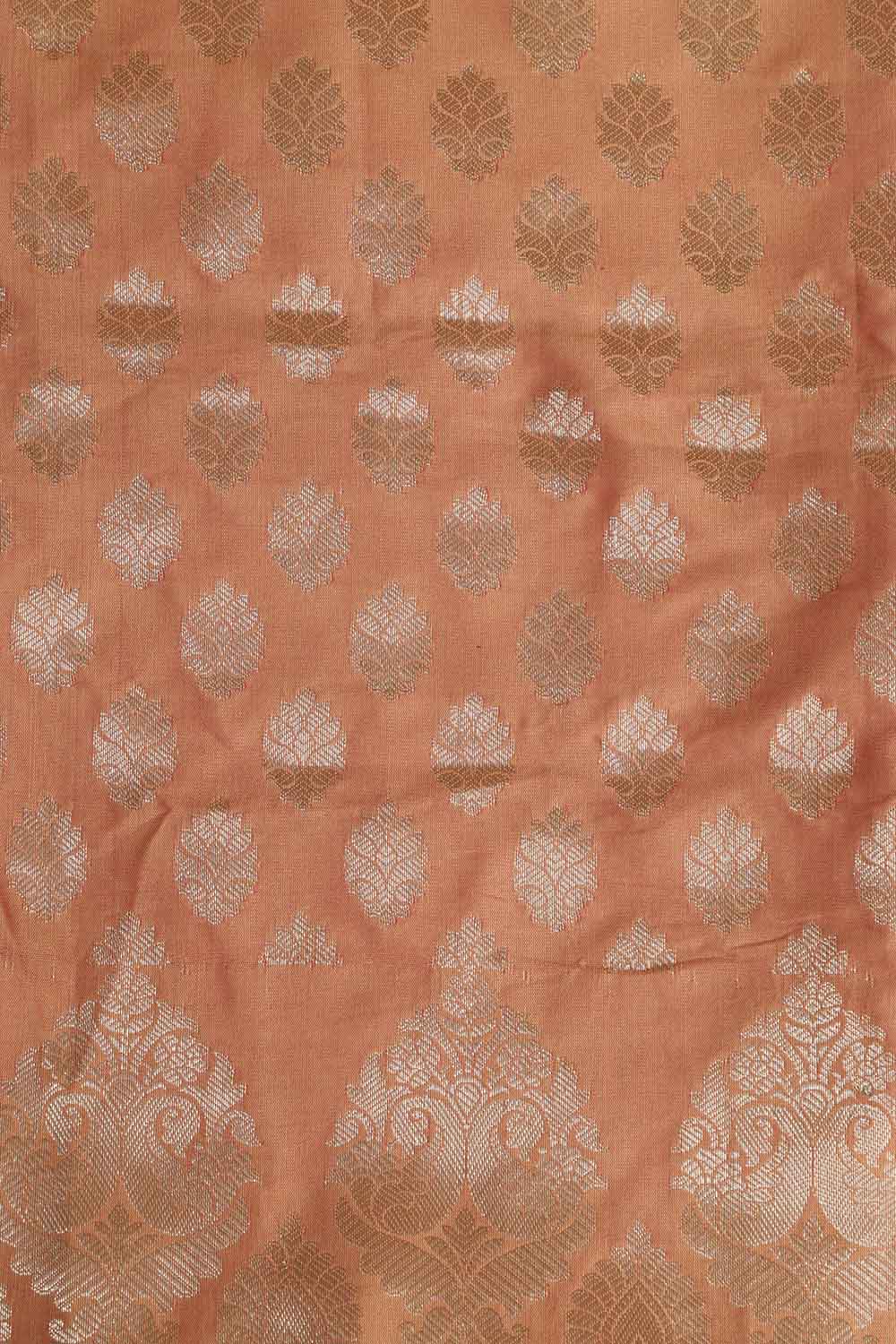 Orange Banarasi Soft Silk Three Piece Suit Set - Luxurion World