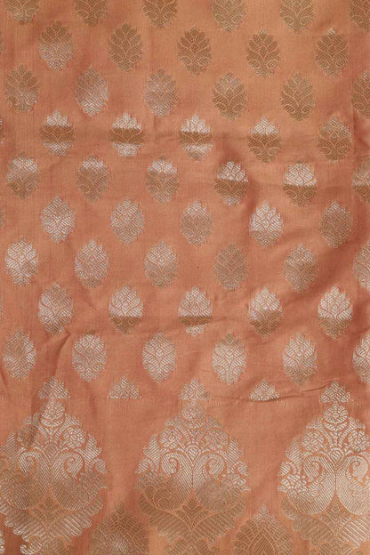 Orange Banarasi Soft Silk Three Piece Suit Set - Luxurion World