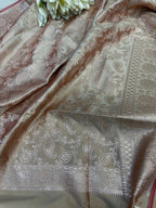 Pastel Banarasi Silk Suit Set - Luxurion World