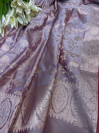 Elegant Purple Banarasi Silk Suit Set - Luxurion World