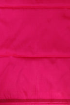 Elegant Pink Banarasi Silk Three Piece Unstitched Suit Set - Luxurion World