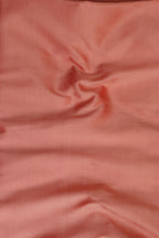 Peach Banarasi Silk Three Piece Unstitched Suit Set - Luxurion World